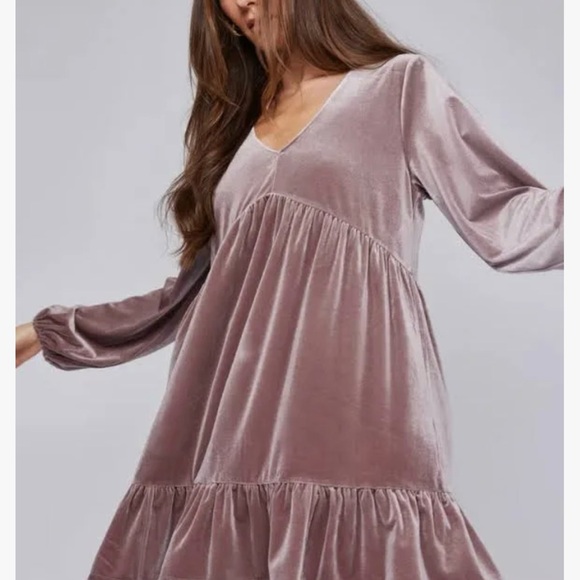 Gentle Fawn Mauve Mini Dress - Picture 3 of 4